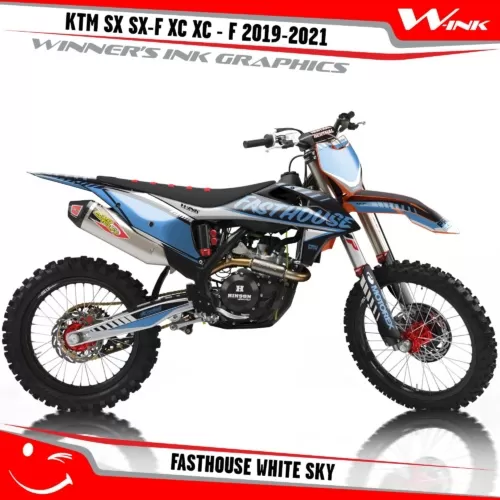 KTM-SX-SX-F-XC-XC-F-2019-2020-2021-2022-graphics-kit-and-decals-with-design-Fasthouse-White-Sky