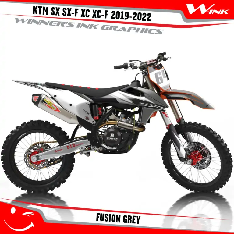 KTM-SX-SX-F-XC-XC-F-2019-2020-2021-2022-graphics-kit-and-decals-with-design-Fusion-Grey