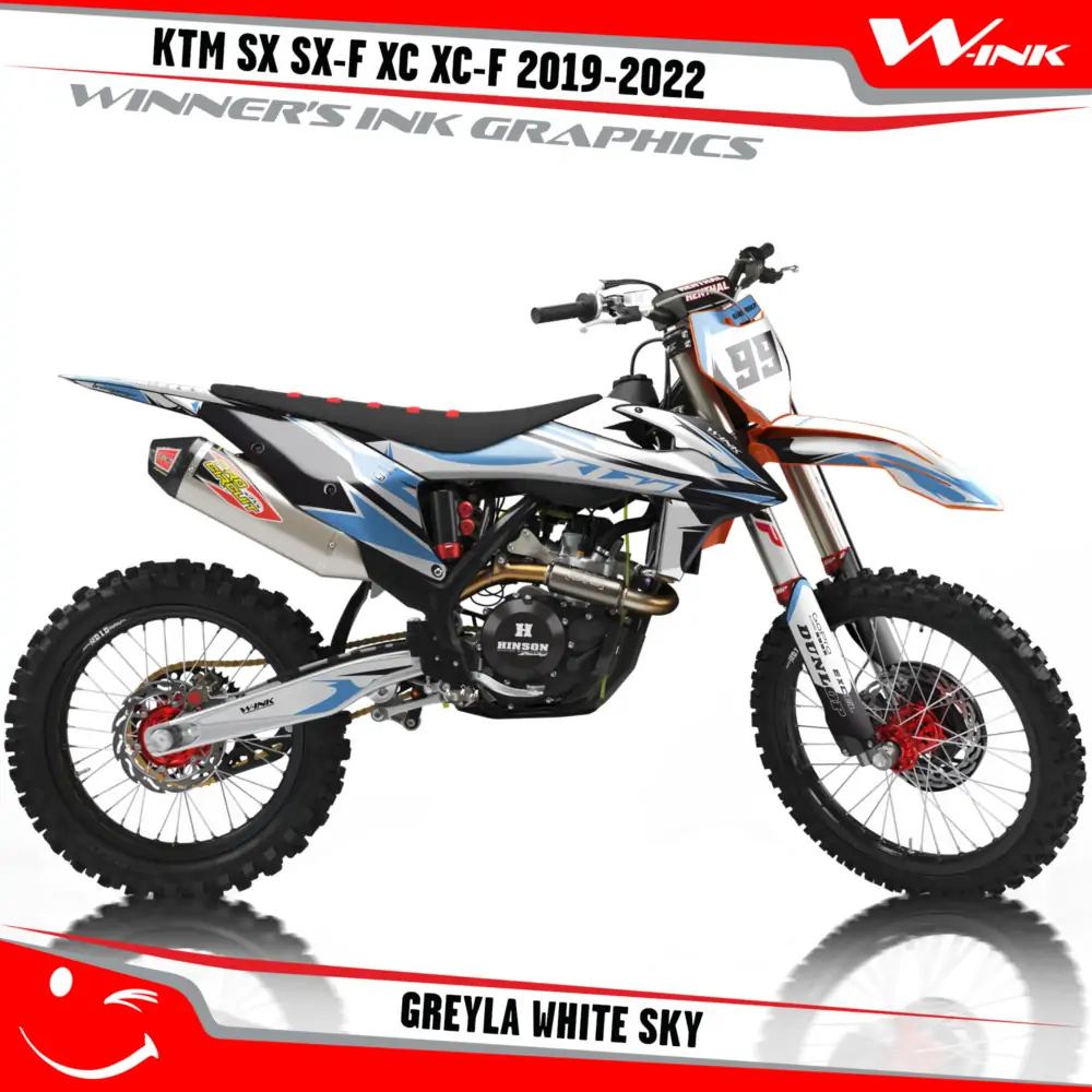 KTM-SX-SX-F-XC-XC-F-2019-2020-2021-2022-graphics-kit-and-decals-with-design-Greyla-White-Sky