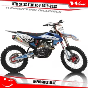 KTM-SX-SX-F-XC-XC-F-2019-2020-2021-2022-graphics-kit-and-decals-with-design-Impossible-Blue