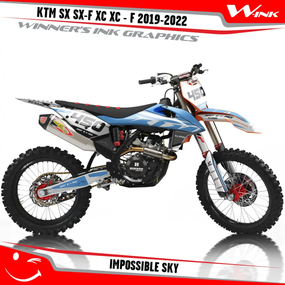 KTM-SX-SX-F-XC-XC-F-2019-2020-2021-2022-graphics-kit-and-decals-with-design-Impossible-Sky