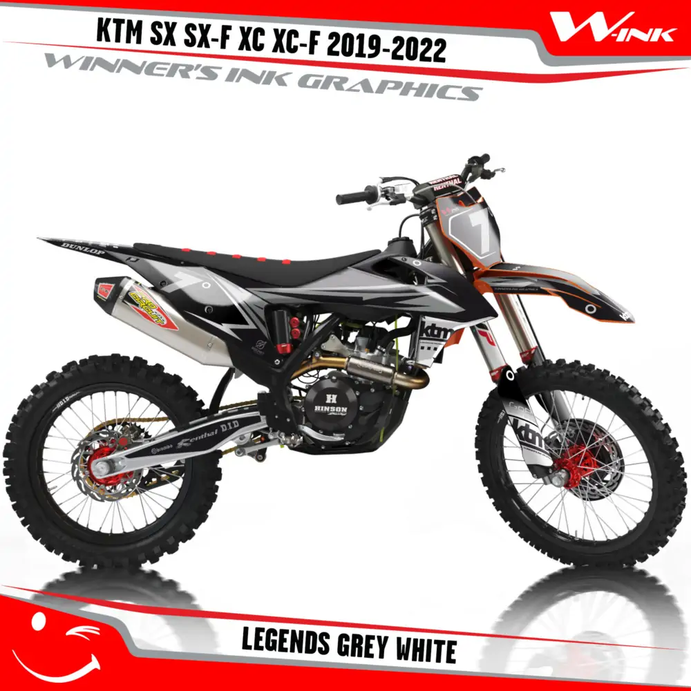 KTM-SX-SX-F-XC-XC-F-2019-2020-2021-2022-graphics-kit-and-decals-with-design-Legends-Grey-White