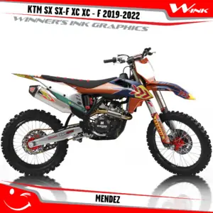 KTM-SX-SX-F-XC-XC-F-2019-2020-2021-2022-graphics-kit-and-decals-with-design-Mendez