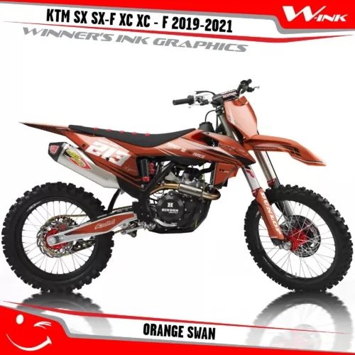 KTM-SX-SX-F-XC-XC-F-2019-2020-2021-2022-graphics-kit-and-decals-with-design-Orange-Swan