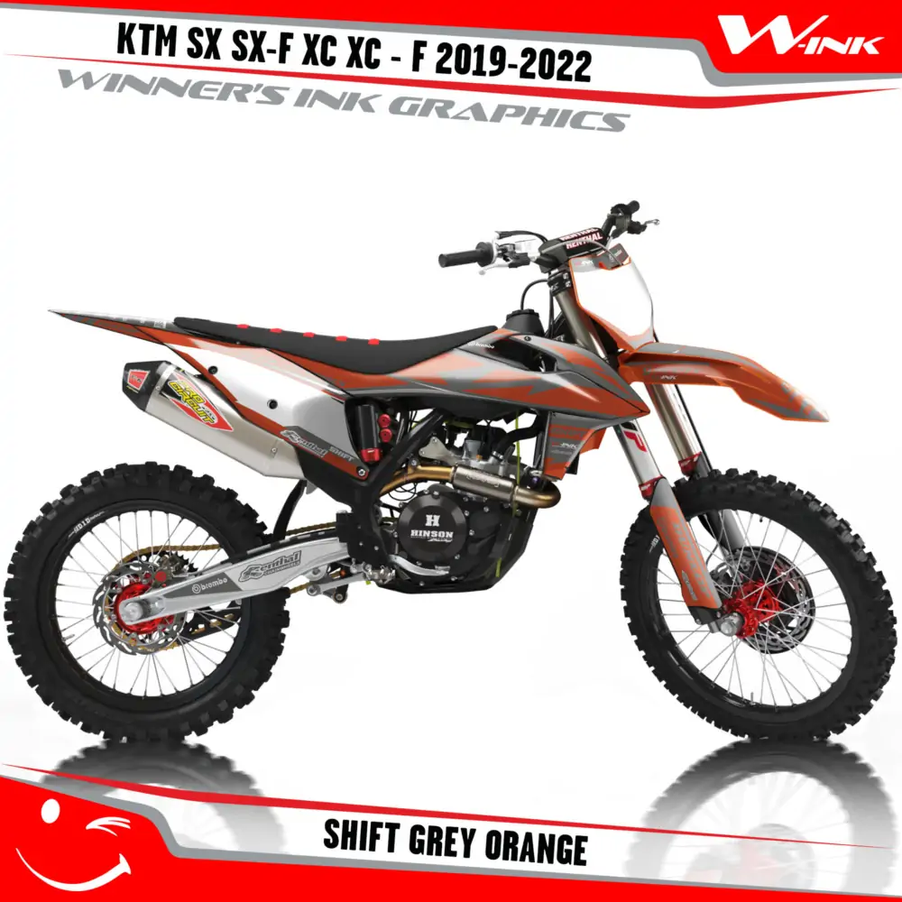 KTM-SX-SX-F-XC-XC-F-2019-2020-2021-2022-graphics-kit-and-decals-with-design-Shift-Grey-Orange
