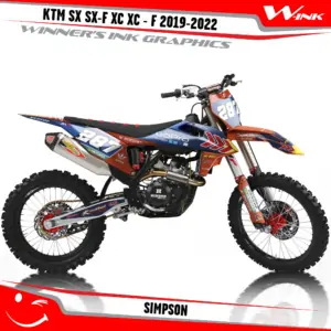 KTM-SX-SX-F-XC-XC-F-2019-2020-2021-2022-graphics-kit-and-decals-with-design-Simpson