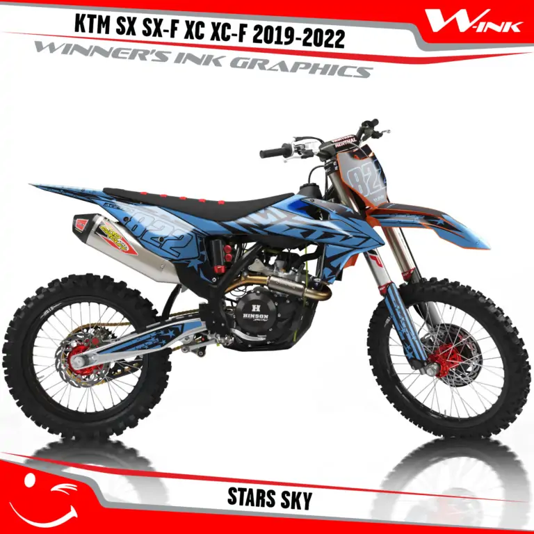KTM-SX-SX-F-XC-XC-F-2019-2020-2021-2022-graphics-kit-and-decals-with-design-Stars-Sky