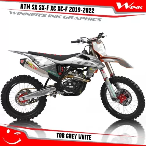 KTM-SX-SX-F-XC-XC-F-2019-2020-2021-2022-graphics-kit-and-decals-with-design-Tor-Grey-White