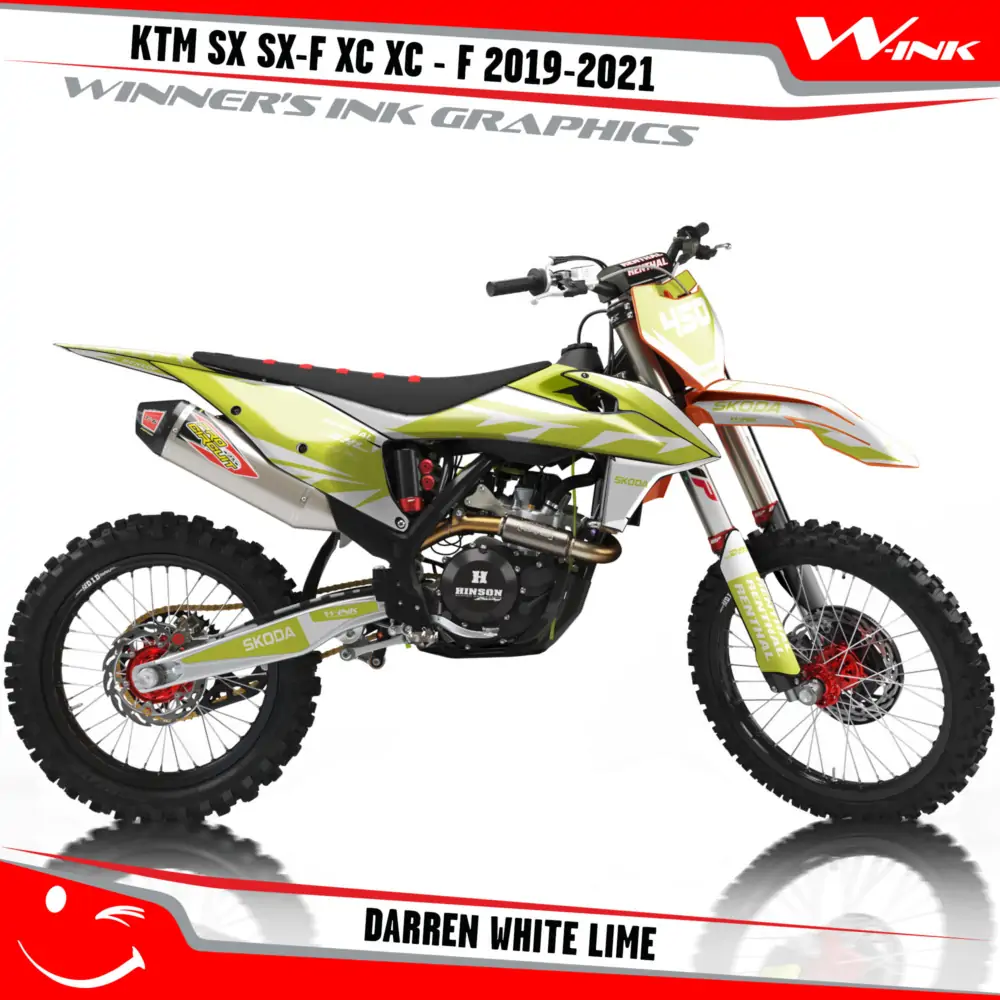 KTM-SX-SX-F-XC-XC-F-2019-2020-2021-2022-graphics-kit-and-decals-with-design-White-Lime