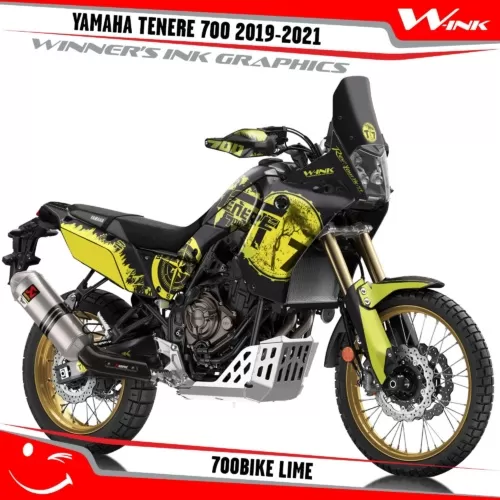 Yamaha-Tenere-700-2019-2020-2021-2022-graphics-kit-and-decals-with-desing-700bike-Lime