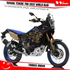 Yamaha-Tenere-700-2022-World-Raid-graphics-kit-and-decals-with-desing-700bike-Brown