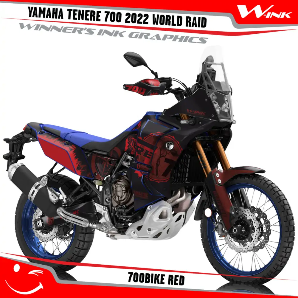 Yamaha-Tenere-700-2022-World-Raid-graphics-kit-and-decals-with-desing-700bike-Red