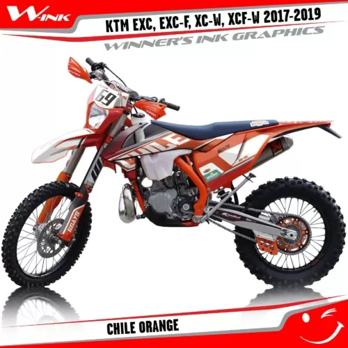 KTM-EXC-EXC-F-XC-W-XCF-W-2017-2018-2019-graphics-kit-and-decals-Chile-Orange