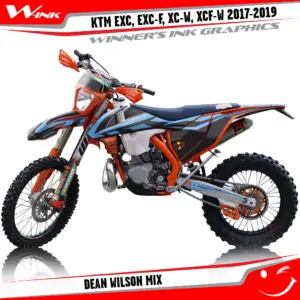 KTM-EXC-EXC-F-XC-W-XCF-W-2017-2018-2019-graphics-kit-and-decals-Dean-Wilson-Mix