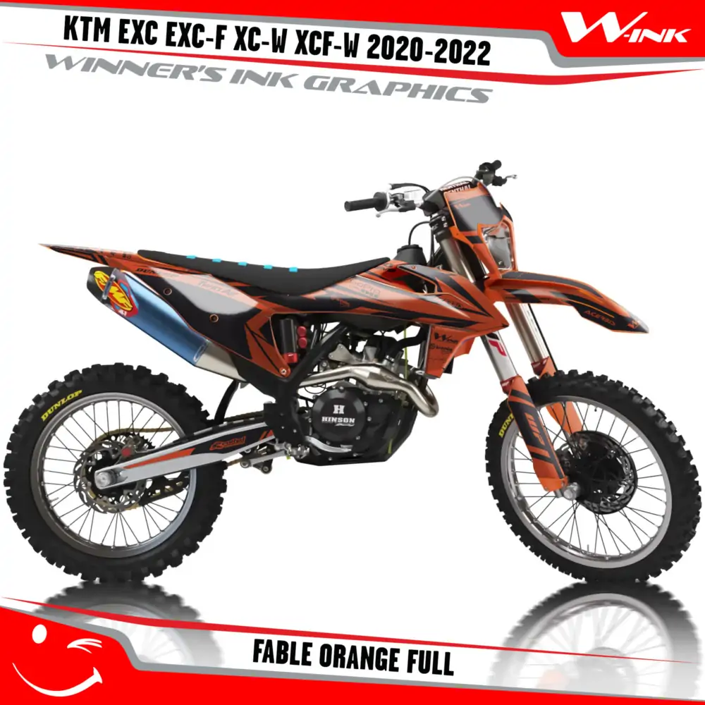 KTM-EXC-EXC-F-XC-W-XCF-W-2020-2021-2022-graphics-kit-and-decals-with-design-Fable-Orange-Full