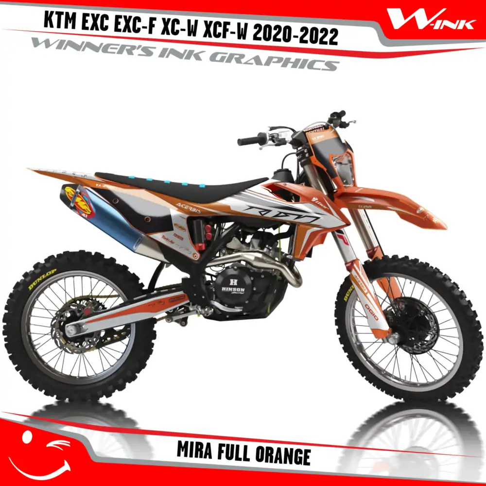 KTM-EXC-EXC-F-XC-W-XCF-W-2020-2021-2022-graphics-kit-and-decals-with-design-Mira-Full-Orange