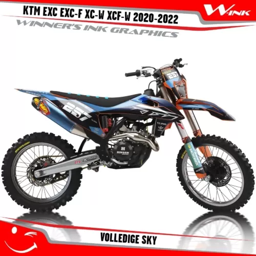 KTM-EXC-EXC-F-XC-W-XCF-W-2020-2021-2022-graphics-kit-and-decals-with-design-Volledige-Sky