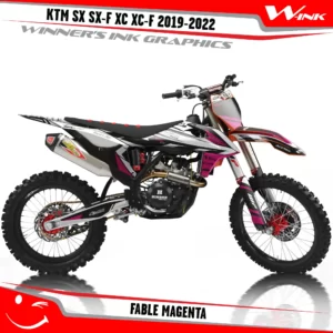 KTM-SX-SX-F-XC-XC-F-2019-2020-2021-2022-graphics-kit-and-decals-with-design-Fable-Black-Magenta