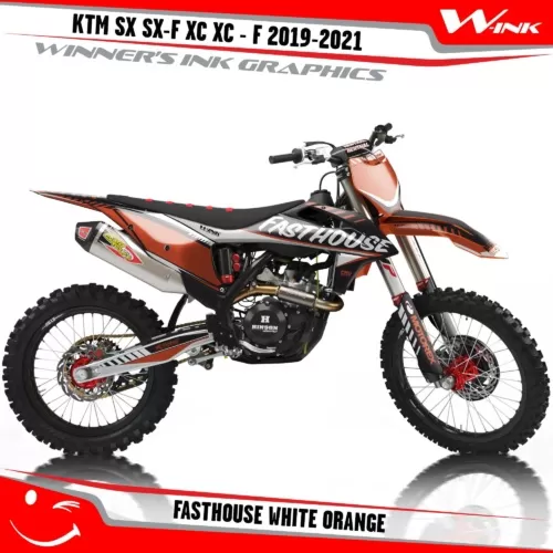 KTM-SX-SX-F-XC-XC-F-2019-2020-2021-2022-graphics-kit-and-decals-with-design-Fasthouse-White-Orange