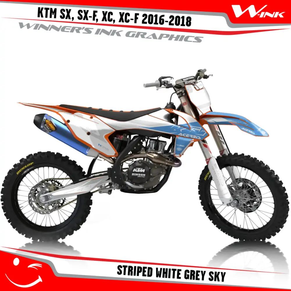 KTM-SX,SX-F,XC,XC-F-2016-2017-2018-graphics-kit-and-decals-Striped-White-Grey-Sky