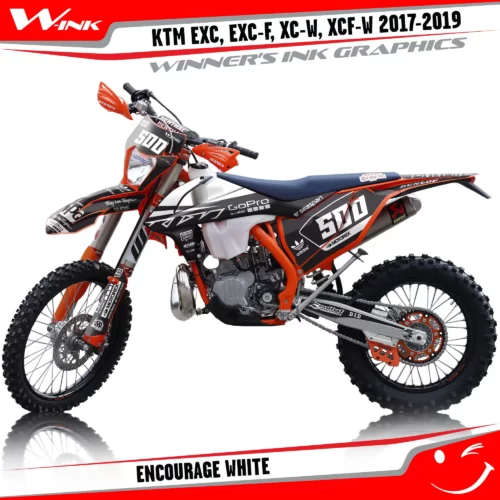 KTM-EXC-EXC-F-XC-W-XCF-W-2017-2018-2019-graphics-kit-and-decals-Encourage-White