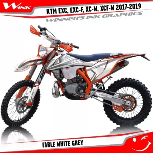 KTM-EXC-EXC-F-XC-W-XCF-W-2017-2018-2019-graphics-kit-and-decals-Fable-White-Grey