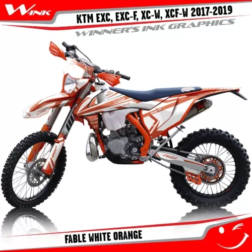 KTM-EXC-EXC-F-XC-W-XCF-W-2017-2018-2019-graphics-kit-and-decals-Fable-White-Orange