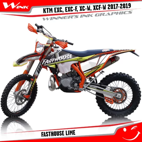 KTM-EXC-EXC-F-XC-W-XCF-W-2017-2018-2019-graphics-kit-and-decals-Fasthouse-Lime