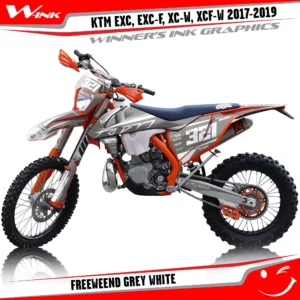 KTM-EXC-EXC-F-XC-W-XCF-W-2017-2018-2019-graphics-kit-and-decals-Freeweend-Grey-White