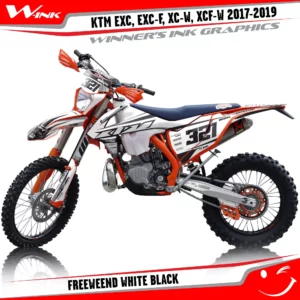 KTM-EXC-EXC-F-XC-W-XCF-W-2017-2018-2019-graphics-kit-and-decals-Freeweend-White-Black