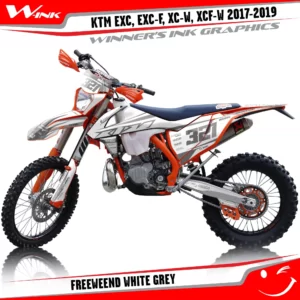 KTM-EXC-EXC-F-XC-W-XCF-W-2017-2018-2019-graphics-kit-and-decals-Freeweend-White-Grey