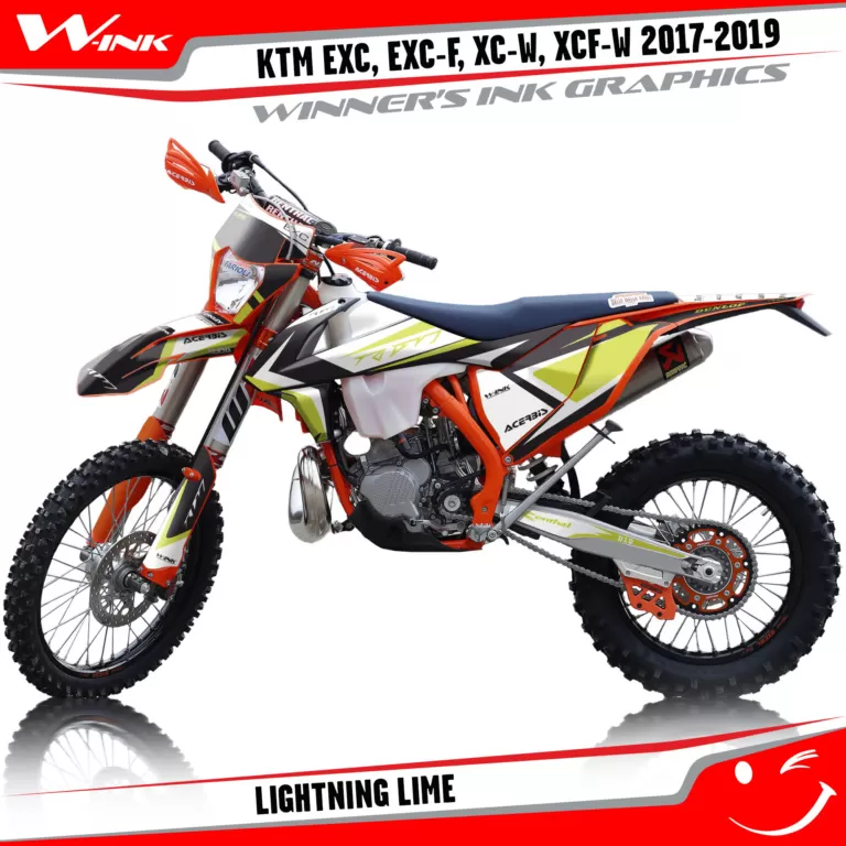 KTM-EXC-EXC-F-XC-W-XCF-W-2017-2018-2019-graphics-kit-and-decals-Lightning-Lime