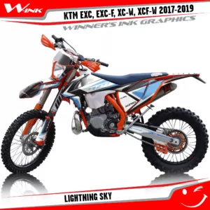 KTM-EXC-EXC-F-XC-W-XCF-W-2017-2018-2019-graphics-kit-and-decals-Lightning-Sky