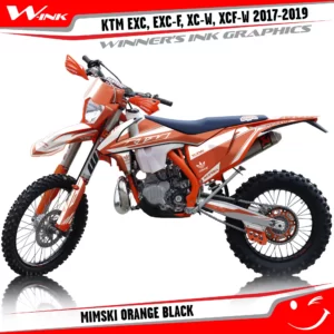 KTM-EXC-EXC-F-XC-W-XCF-W-2017-2018-2019-graphics-kit-and-decals-Mimski-Orange-Black