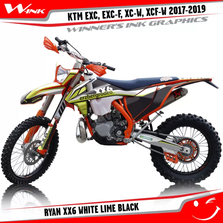 KTM-EXC-EXC-F-XC-W-XCF-W-2017-2018-2019-graphics-kit-and-decals-Ryan-XX6-White-Lime-Black