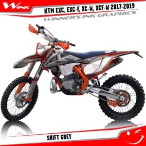 KTM-EXC-EXC-F-XC-W-XCF-W-2017-2018-2019-graphics-kit-and-decals-Shift-Grey