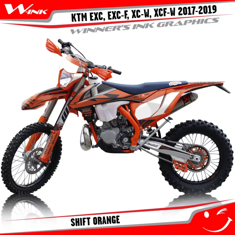 KTM-EXC-EXC-F-XC-W-XCF-W-2017-2018-2019-graphics-kit-and-decals-Shift-Orange