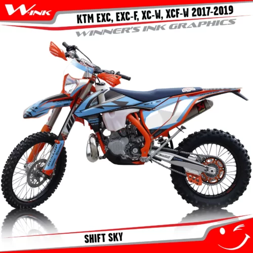 KTM-EXC-EXC-F-XC-W-XCF-W-2017-2018-2019-graphics-kit-and-decals-Shift-Sky