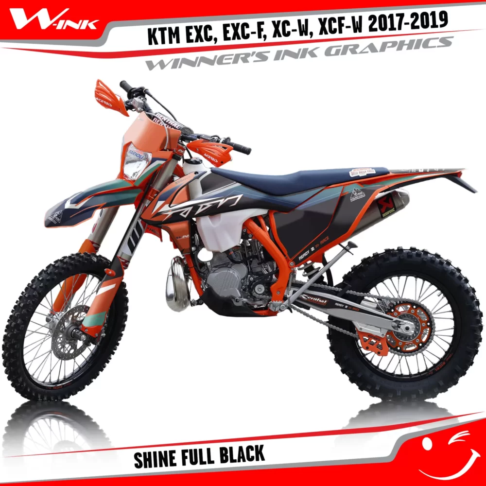 KTM-EXC-EXC-F-XC-W-XCF-W-2017-2018-2019-graphics-kit-and-decals-Shine-Full-Black