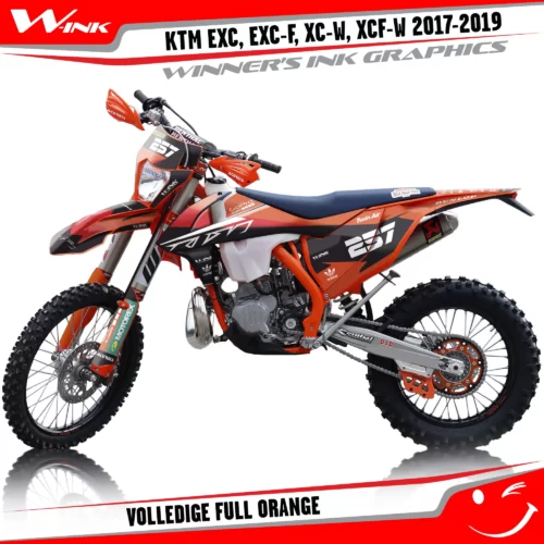 KTM-EXC-EXC-F-XC-W-XCF-W-2017-2018-2019-graphics-kit-and-decals-Volledige-Full-Orange