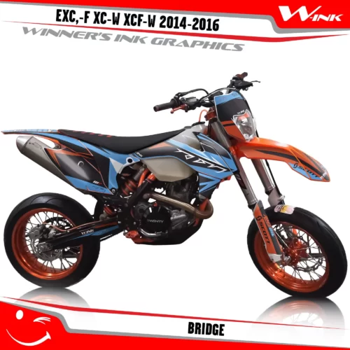 KTM-EXC,-F-XC-W-XCF-W-2014-2015-2016-graphics-kit-and-decals-Bridge