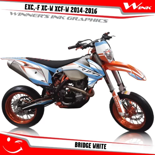 KTM-EXC,-F-XC-W-XCF-W-2014-2015-2016-graphics-kit-and-decals-Bridge-White