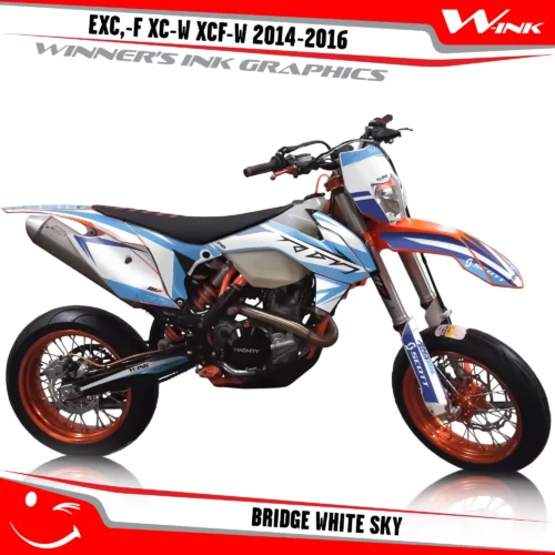 KTM-EXC,-F-XC-W-XCF-W-2014-2015-2016-graphics-kit-and-decals-Bridge-White-Sky