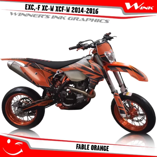KTM-EXC,-F-XC-W-XCF-W-2014-2015-2016-graphics-kit-and-decals-Fable-Orange