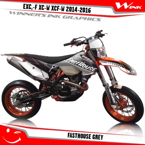 KTM-EXC,-F-XC-W-XCF-W-2014-2015-2016-graphics-kit-and-decals-Fasthouse-Grey