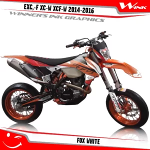 KTM-EXC,-F-XC-W-XCF-W-2014-2015-2016-graphics-kit-and-decals-Fox-White