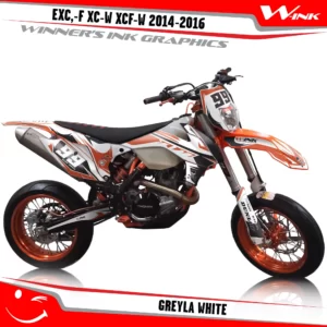 KTM-EXC,-F-XC-W-XCF-W-2014-2015-2016-graphics-kit-and-decals-Greyla-White