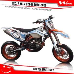 KTM-EXC,-F-XC-W-XCF-W-2014-2015-2016-graphics-kit-and-decals-Greyla-White-Sky
