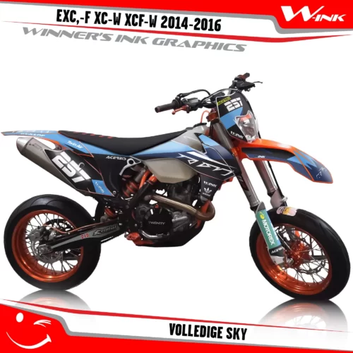KTM-EXC,-F-XC-W-XCF-W-2014-2015-2016-graphics-kit-and-decals-Volledige-Sky
