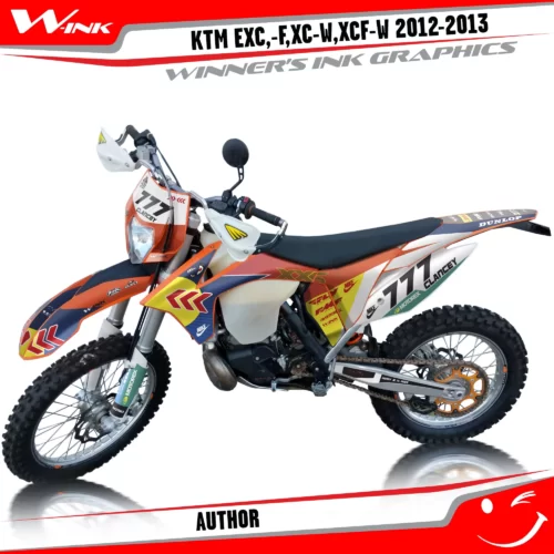 KTM-EXC,-F,XC-W,XCF-W-2012-2013-graphics-kit-and-decals-Author